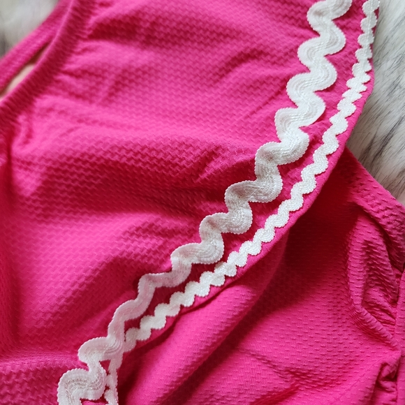 J. Crew One-Shoulder Ruffle Rickrack Bikini Top - Picture 8 of 10